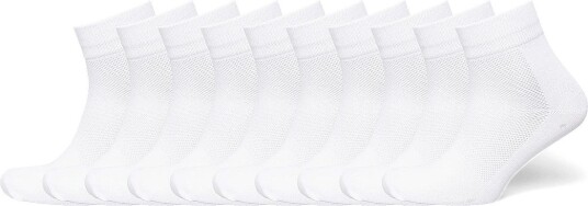 ZEBDIA | 10 Pk Basic Running Socks | 43 46
