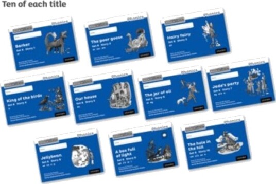 Read Write Inc. Phonics: Blue Set 6 Core Black & White Storybooks (Pack Of 100) Av Gill Munton