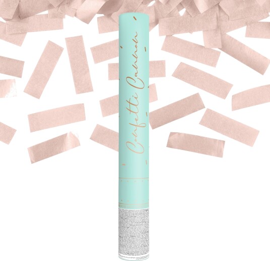 Partydeco Konfettikanon Roségull TUKB40-019R