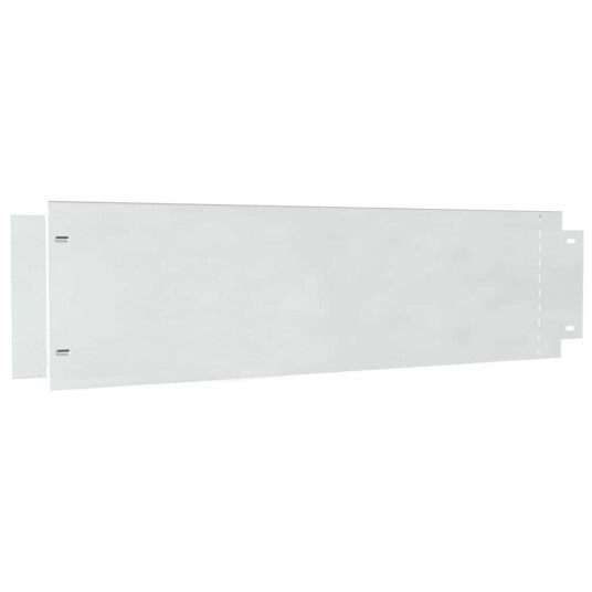 Plenkanter 5 pcs sølv 100 x 25 cm Galvanisert stål