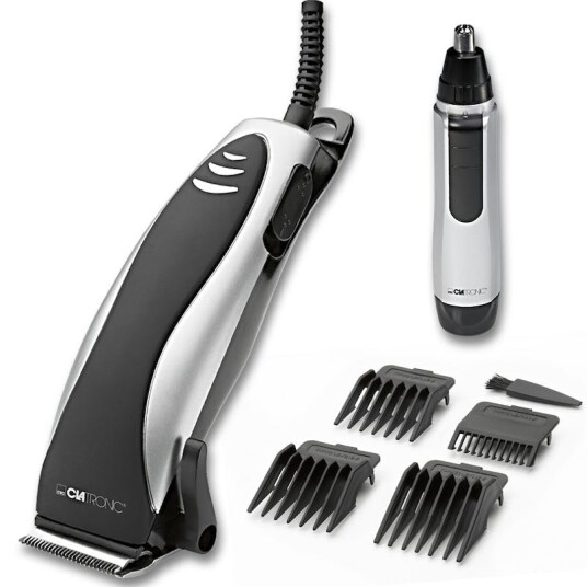 Clatronic HSM 3441 Hårklipper og Nesehårtrimmer 1 stk + 1 stk Hårtrimmer Clatronic HSM 3441 Hårklipper og Nesehårtrimmer 1 stk + 1 stk Hårtrimmer