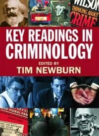 Key Readings In Criminology