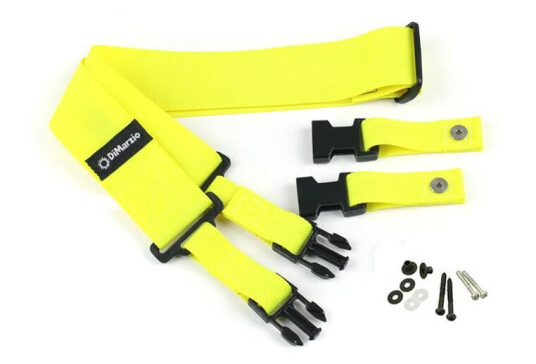 Dimarzio Dd2200y 2" Cliplock Strap Neon Gul