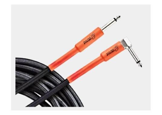 Ortega Guitars Ortega Oeci-30 Instrument Cable 30 Ft Angled/straight Plugs