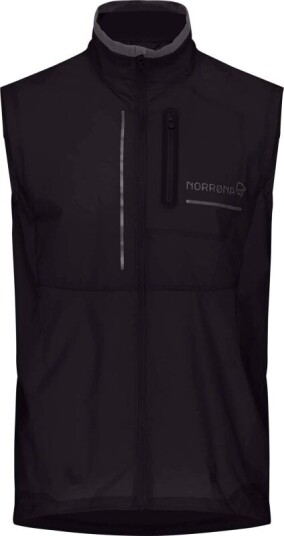 Norrøna Men's Senja Aero90 Vest Sort S Man Norrøna Men's Senja Aero90 Vest Sort S Man
