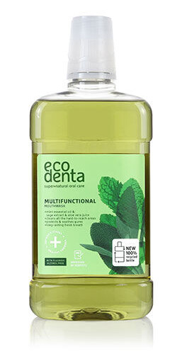 Ecodenta Multifunksjonelt Munnvann med Mynte 500ml Ecodenta Multifunksjonelt Munnvann med Mynte 500ml