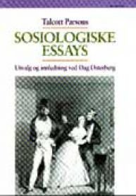 Sosiologiske essays, Pent brukt bok uten markeringer Sosiologiske essays, Pent brukt bok uten markeringer