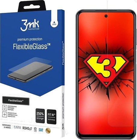 3Mk FlexibleGlass Beskyttelsesglass for Xiaomi Redmi Note 10s/10 4G 3Mk FlexibleGlass Beskyttelsesglass for Xiaomi Redmi Note 10s/10 4G