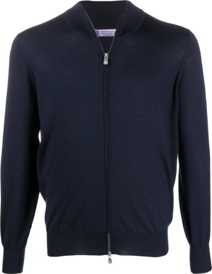 Brunello Cucinelli Herre Strikkevarer Blå 2XL,