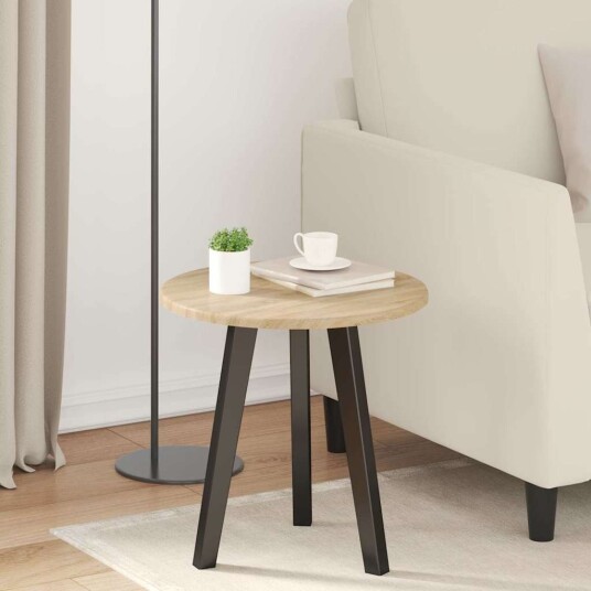 vidaXL Bordplate Ø 40 x 1,5 cm Rund Konstruert tre Sonoma eik vidaXL Bordplate Ø 40 x 1,5 cm Rund Konstruert tre Sonoma eik