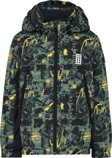 LEGO® Ninjago Vinterjakke LWJesse 603 Dark Khaki LEGO® Wear 4 år (104) Vinterjakke Grønn