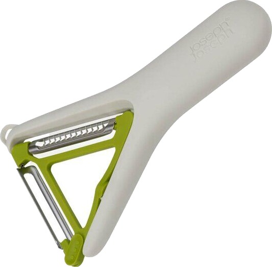 Joseph Joseph 2 i 1 skreller 16 cm hvit/grønn Joseph Joseph 2 i 1 skreller 16 cm hvit/grønn