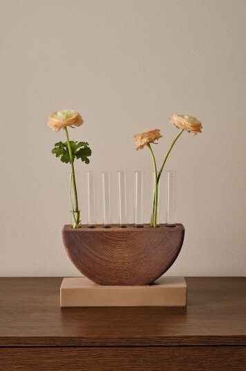 Jotex Vase Brun/klart glass BILLE 2050777010 Jotex Vase Brun/klart glass BILLE 2050777010