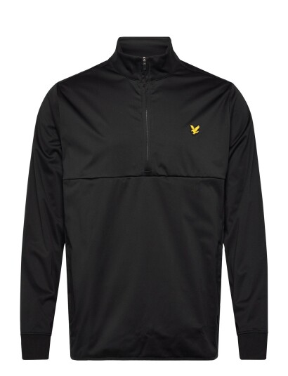 Lyle & Scott Golf Half Zip Windjammer Midlayer Black XXL