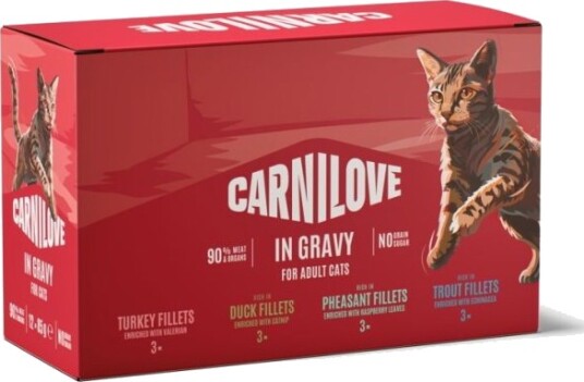 Carnilove Våtfôr Cat Gravy Rich Multipack