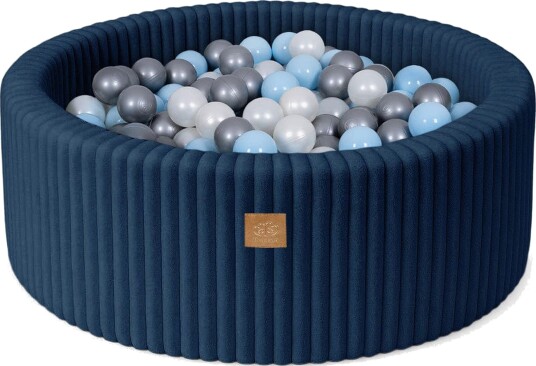 Meowbaby Churros Ballbasseng Midnight Blue Blue/Silver
