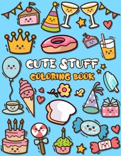 Cute Stuff Coloring Book