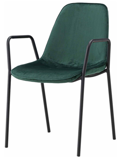 VIND Klädesholmen lenestol Svart/mørk grønn fløyel Grønn VIND Klädesholmen lenestol Svart/mørk grønn fløyel Grønn