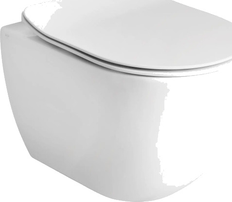 LAVABO GLOMP MINI RIMLESS VEGGHENGT TOALETT HVIT LAVABO GLOMP MINI RIMLESS VEGGHENGT TOALETT HVIT