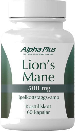 Alpha Plus Lion"s Mane 60 stk Alpha Plus Lion"s Mane 60 stk
