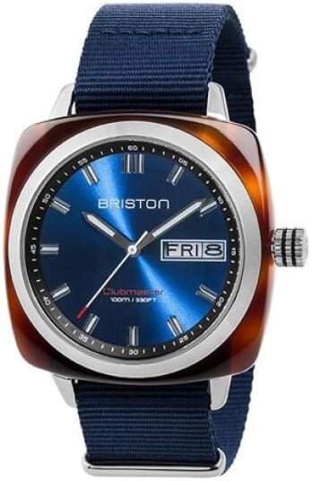 Briston Herreklokke 17342.SA.TS.9.NNB Blå/Tekstil Briston Herreklokke 17342.SA.TS.9.NNB Blå/Tekstil