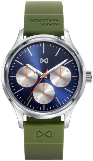 Mark Maddox Herreklokke HC7108 37 Classic Gummi Ø41 mm