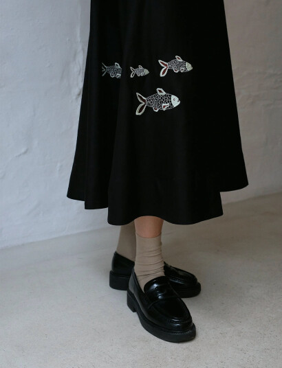 Helmstedt Sofie Skirt - Black - S