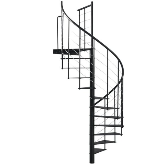 Minka Milano Spiraltrapp I Svart Minka Milano Spiraltrapp I Svart