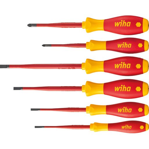 Wiha Slimfix 6-delt Isolert Skrutrekkersett 1000 Volt