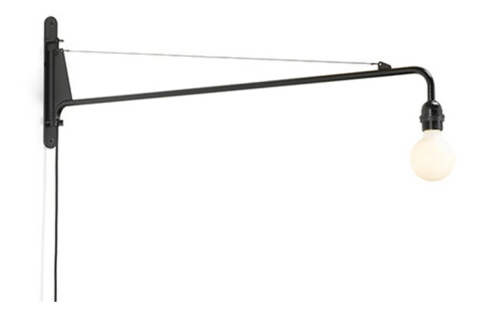 Vitra Petite Potence Vegglampe Deep Sort Vitra Petite Potence Vegglampe Deep Sort