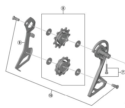 Shimano Innerplate Til Rd-R8000 Ss