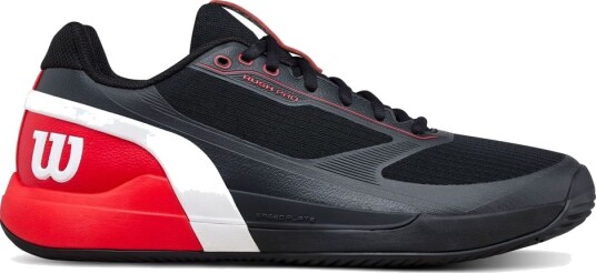 Wilson Rush Pro 5 Padel Padel sko herre Black/Infrared/White 44 2/3