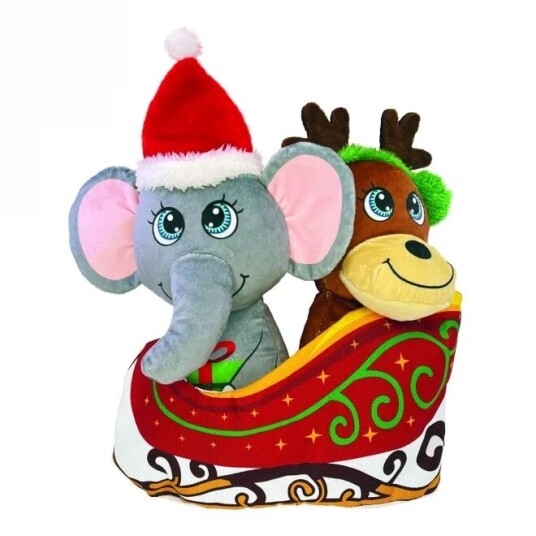 Kong Holiday Occasions Släde Med Djur