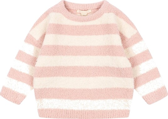 Konges Sløjd Genser Softy Rosenrød Stripe Konges Sløjd 3 år (98) Genser Hvit Rosa