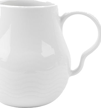 Porsgrunds Porselænsfabrik Bølge Hvitt Sausemugge 30cl Porsgrunds Porselænsfabrik Bølge Hvitt Sausemugge 30cl