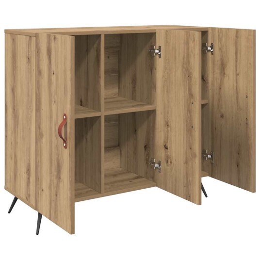  Serviesskap Brun 90 x 34 x 80 cm Konstruert tre