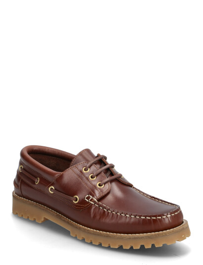 Bianco Biagreg Boat Shoe Pull Up Leather 2.0 Brown 44