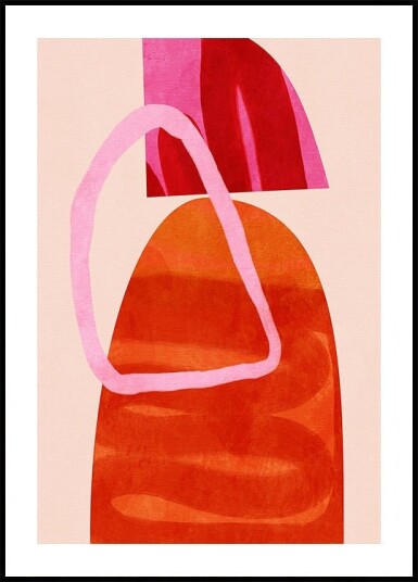 Painted Lines Kopie Poster Plakat / 100x150cm
