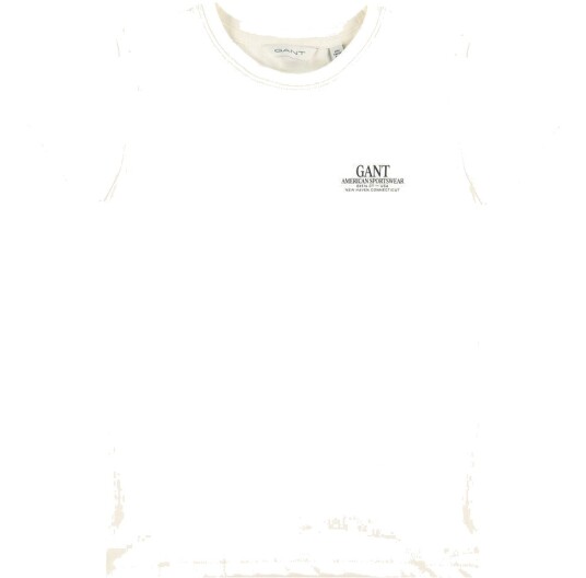 GANT T skjorte Grafikk Cream GANT 2 år 92 T skjorte Hvit