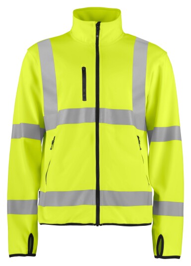 ProJob 6105 Lett Softshelljakke En Iso 20471 Kl 3 Yellow/Black 3XL ProJob 6105 Lett Softshelljakke En Iso 20471 Kl 3 Yellow/Black 3XL