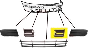 Ventilasjonsgitter VAN WEZEL 7622593