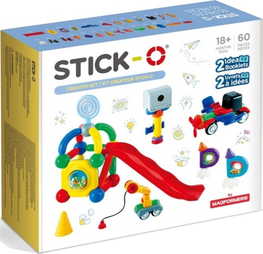 Magformers Stick-O Creator Byggesett 60 Deler