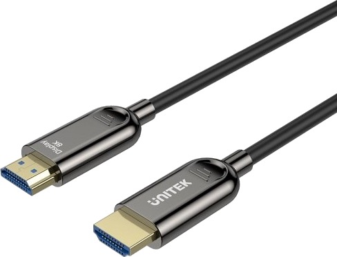 Unitek Hdmi 2.1 Aoc Optisk Kabel 8K 120Hz 80M Unitek Hdmi 2.1 Aoc Optisk Kabel 8K 120Hz 80M
