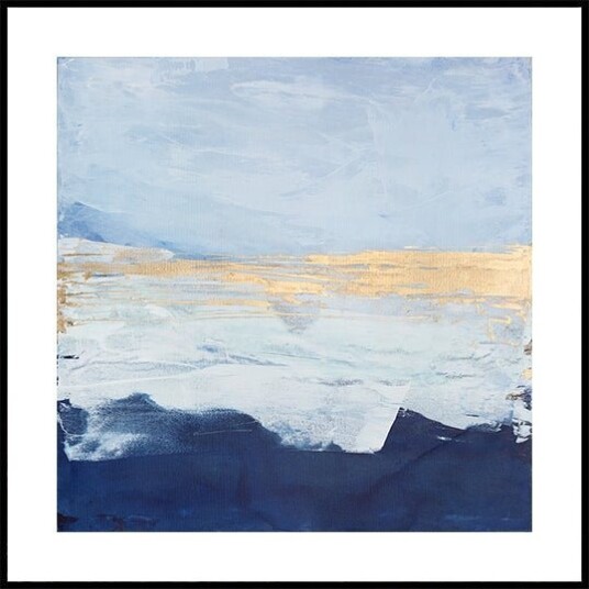 Peaceful Golden Horizon Plakat Plakat / 30x30cm