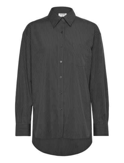 Filippa K Sammy Pinstripe Shirt   Grey   38