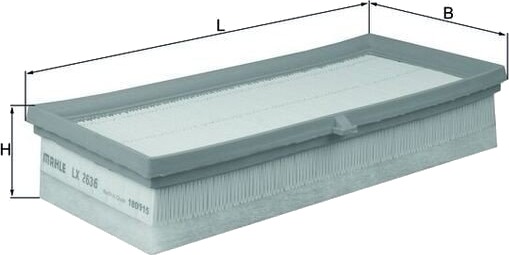 Luftfilter KNECHT LX 2636