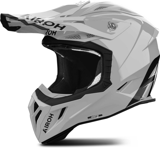 Airoh Crosshjelm Aviator Ace 2 Blank Grå Airoh Crosshjelm Aviator Ace 2 Blank Grå
