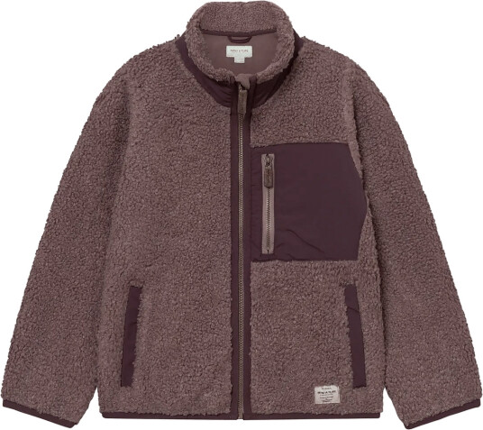 MINI A TURE Matalinur Teddyfleece Jacket. Grs Purple 7Y/122