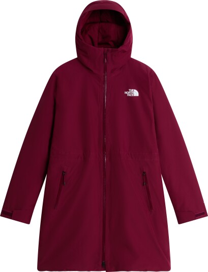 The North Face Women"s Hikesteller Insulated Parka Burgundy Crush M