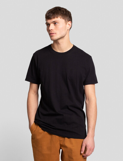Revolution Regular Fit Round Neck T-Shirt - Black - XXL